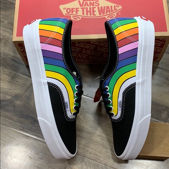 VANS AUTHENTIC Refract Black/True White/Multi men’ - Picture 9 of 16